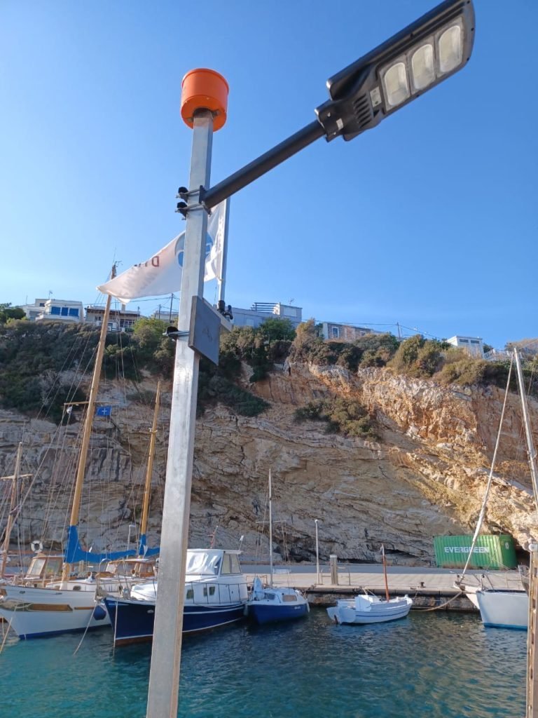 MetaSense coastal station at Agios Kirikos